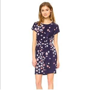 Club Monaco Silk Floral Dress With Pockets & Open Back, size 6